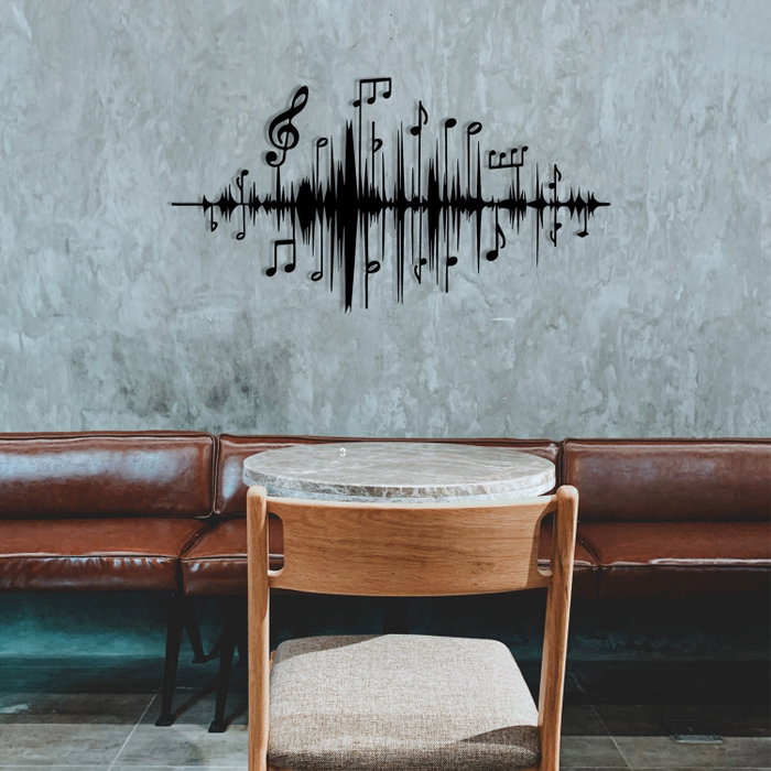 Wallity Lal Escultura de Pared de Metal Negra Wallity Lal Escultura de Pared de Metal Negra